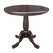 International Concepts Round 36 in Rd Top Pedestal Table, 12 in Leaf, 28.9 inH, Dining Height, Rich Mocha, 36 W, 48 L K15-36RXT - alternate 1